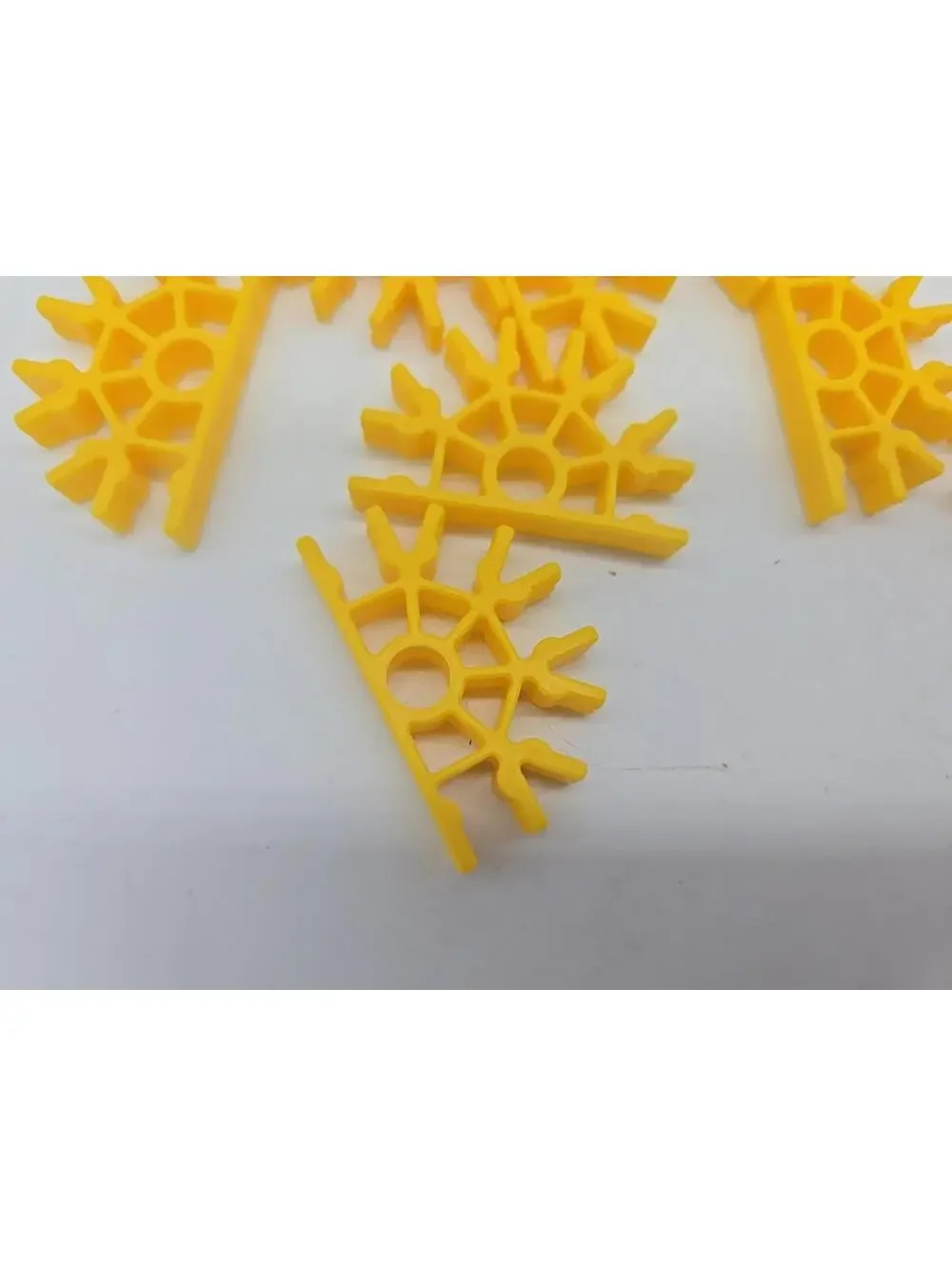 KNEX Lot 29 Yellow Connectors K'nex #90906 & 2 Orange With Coaster Track Stud